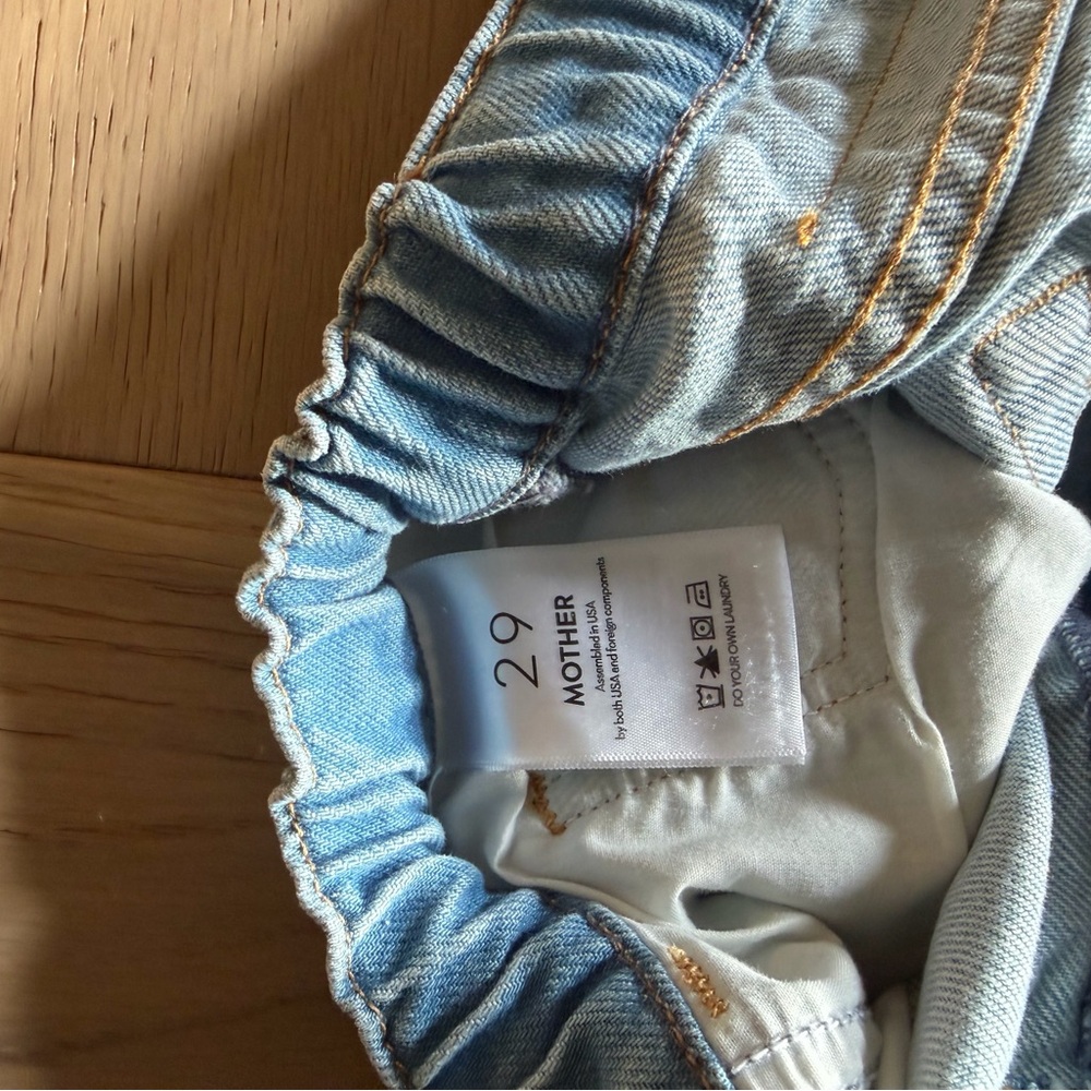 NWT Mother SNACKS! The Drawn Fun Dip Nerdy
Nothing Else Like It drawstring jeans - Picture 5 of 8